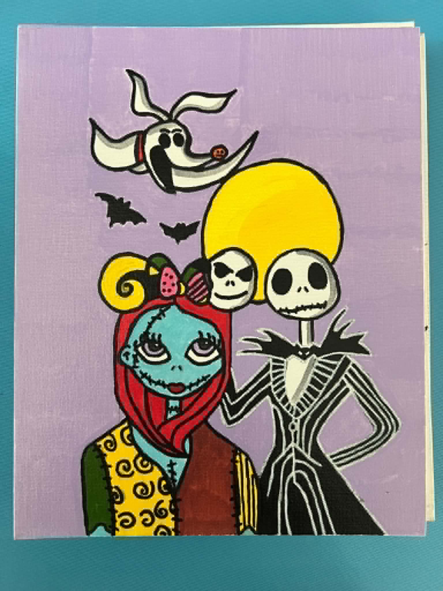Haunting of Christmas painting
