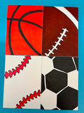 Sports paintings set
