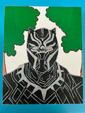 Hero panther painting