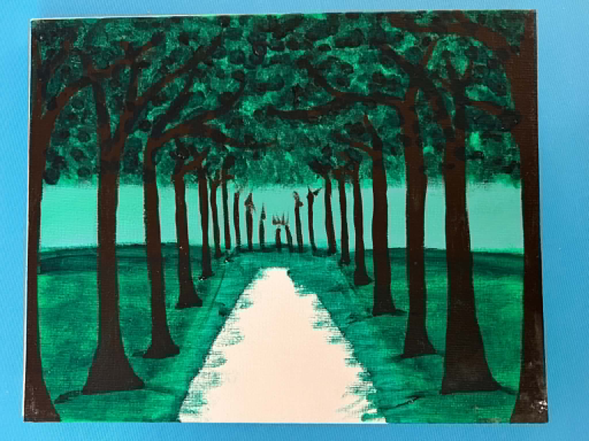 Trees painting