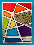 Color split painting