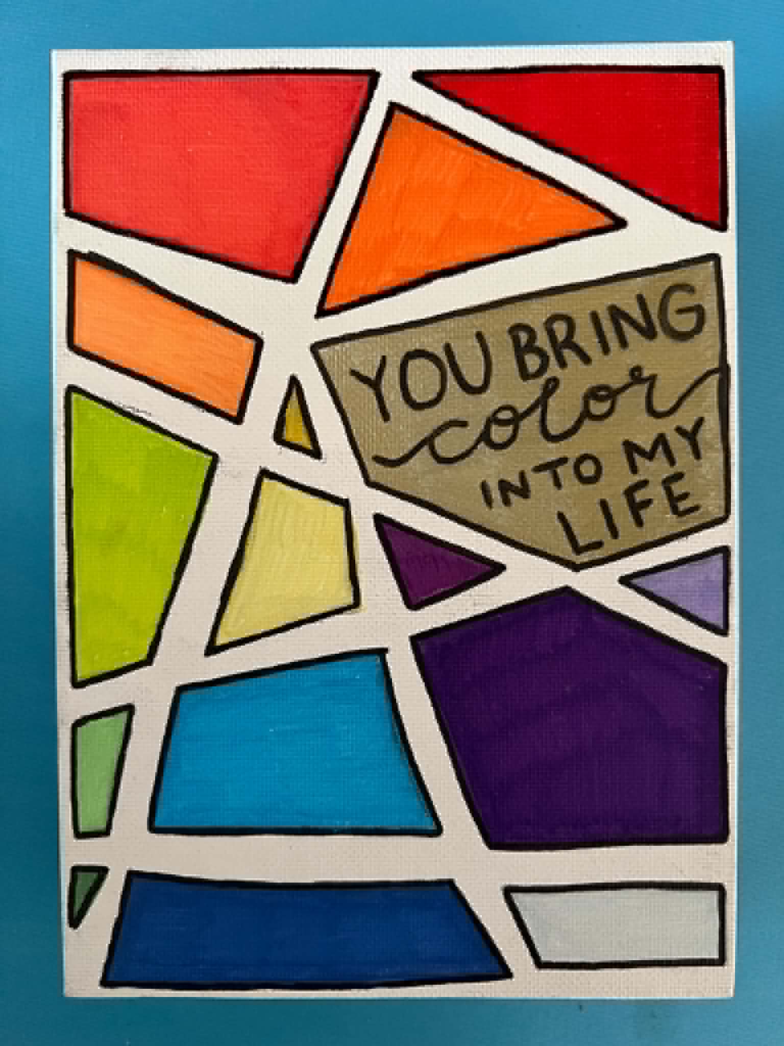 Color split painting