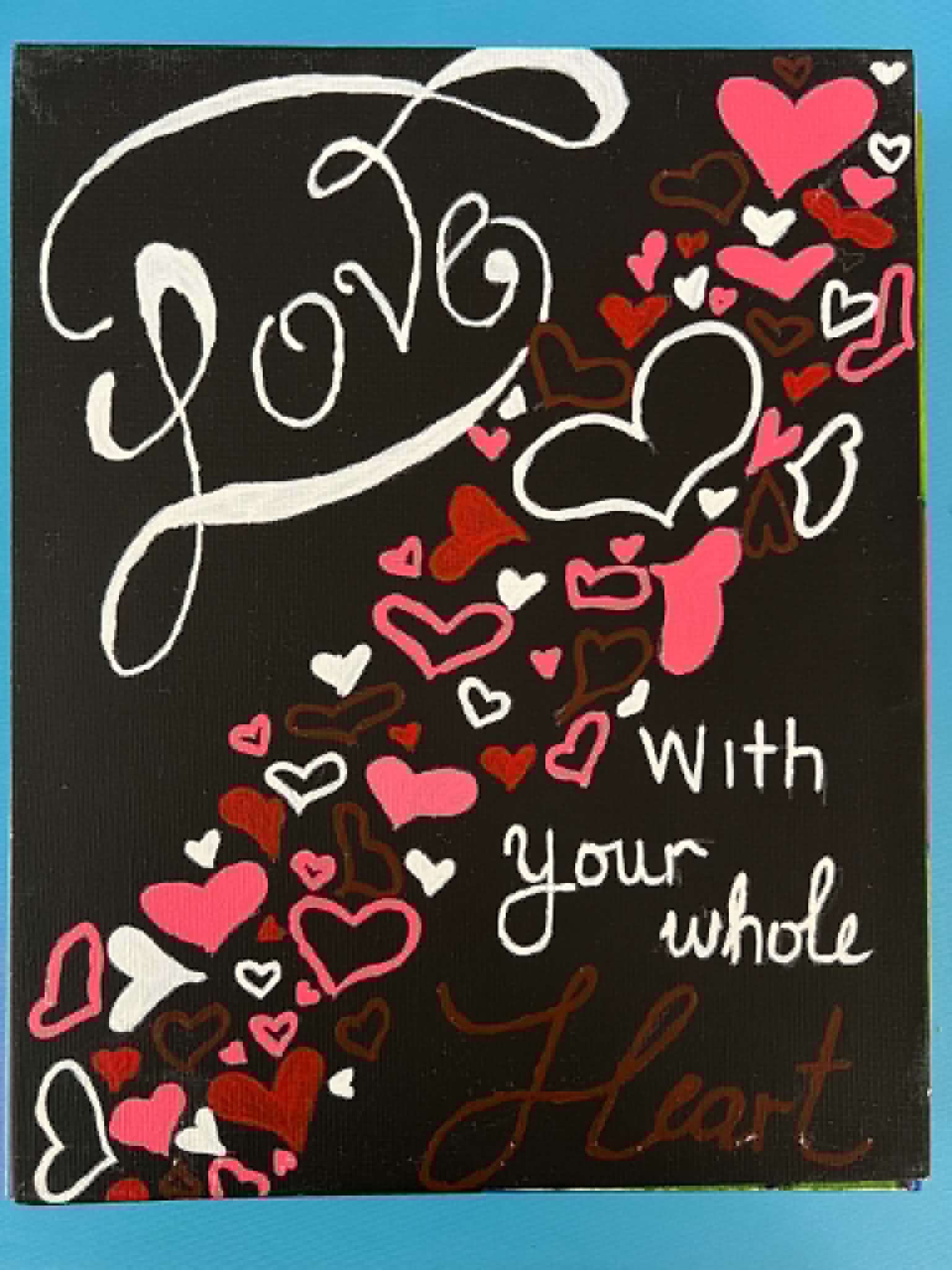 Love with all your heart painting