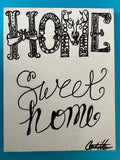 Home sweet home painting