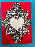 Heart painting
