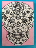 Skull painting