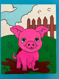 Pig painting