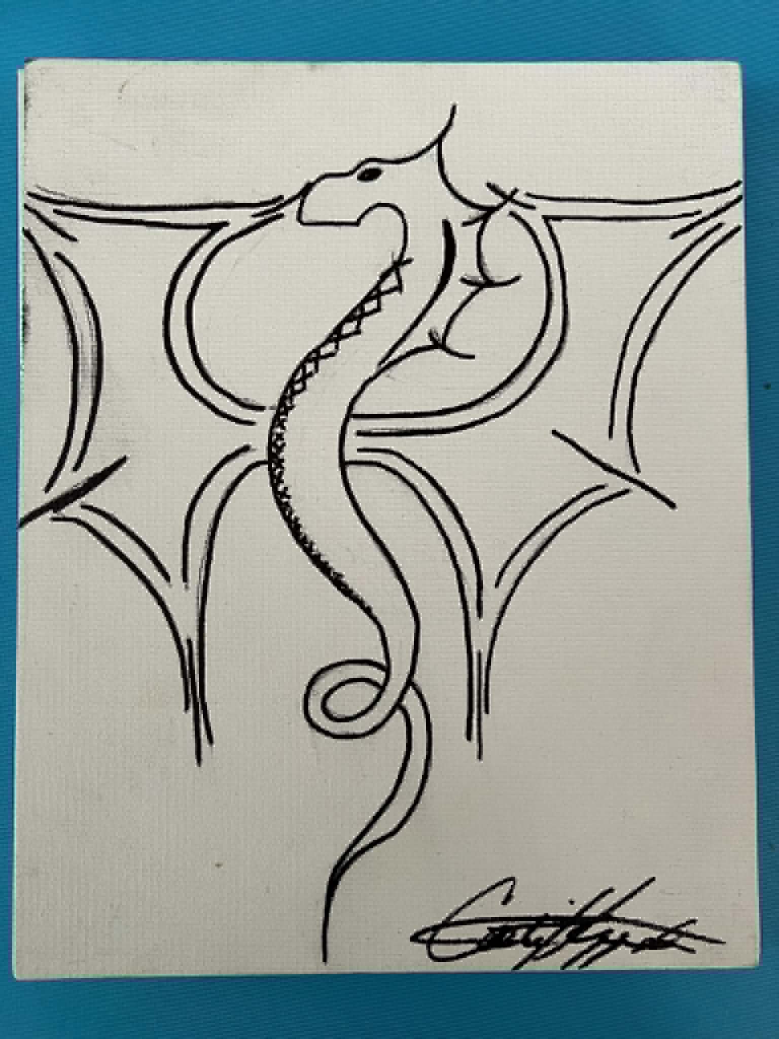 Dragon painting
