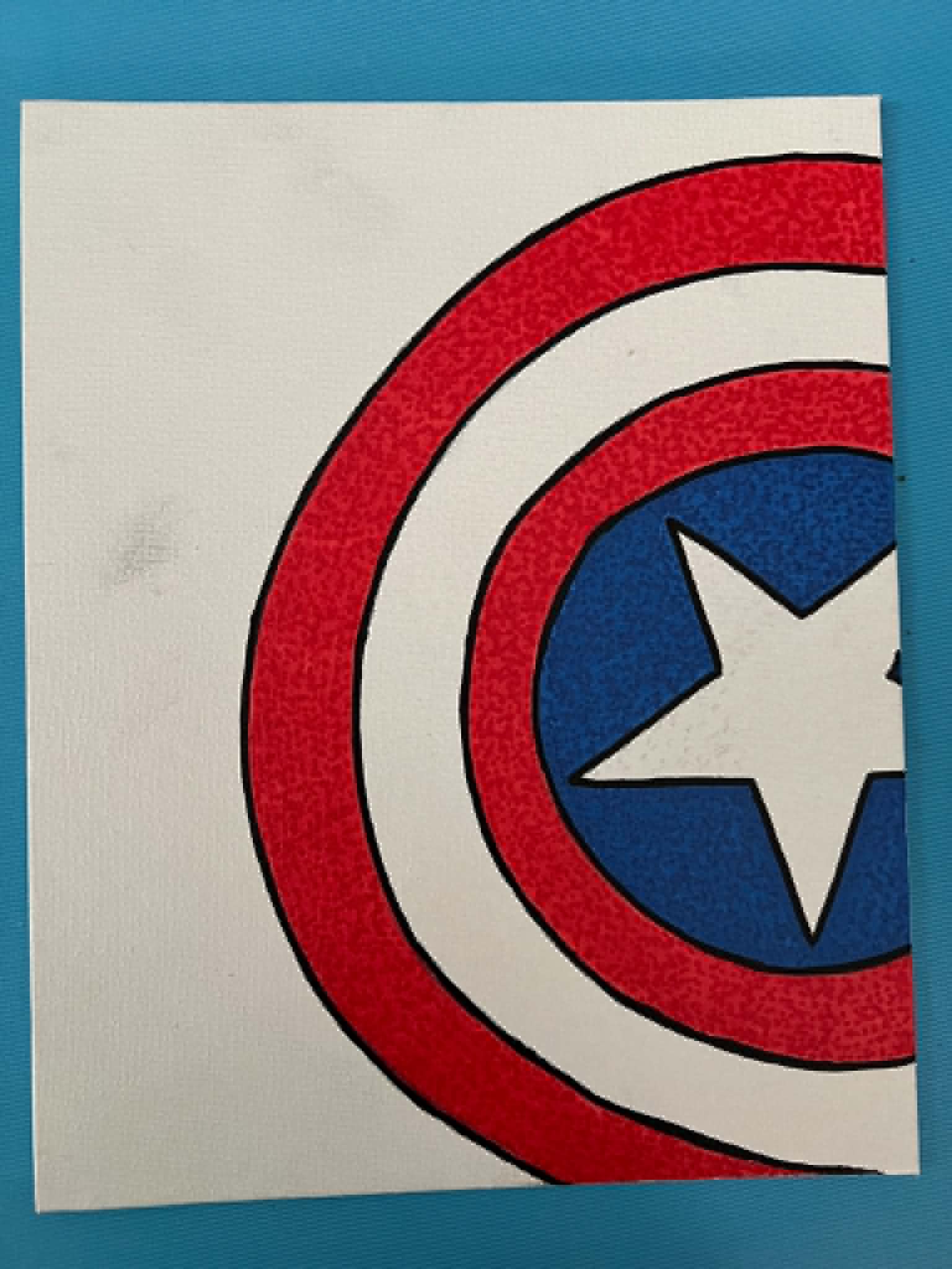 American hero painting