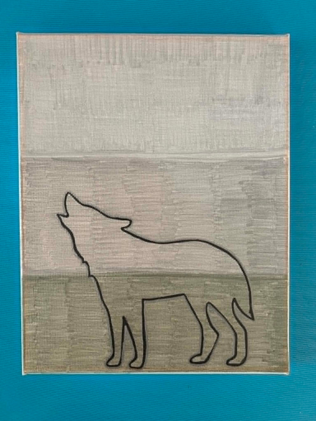 Wild animals paintings set