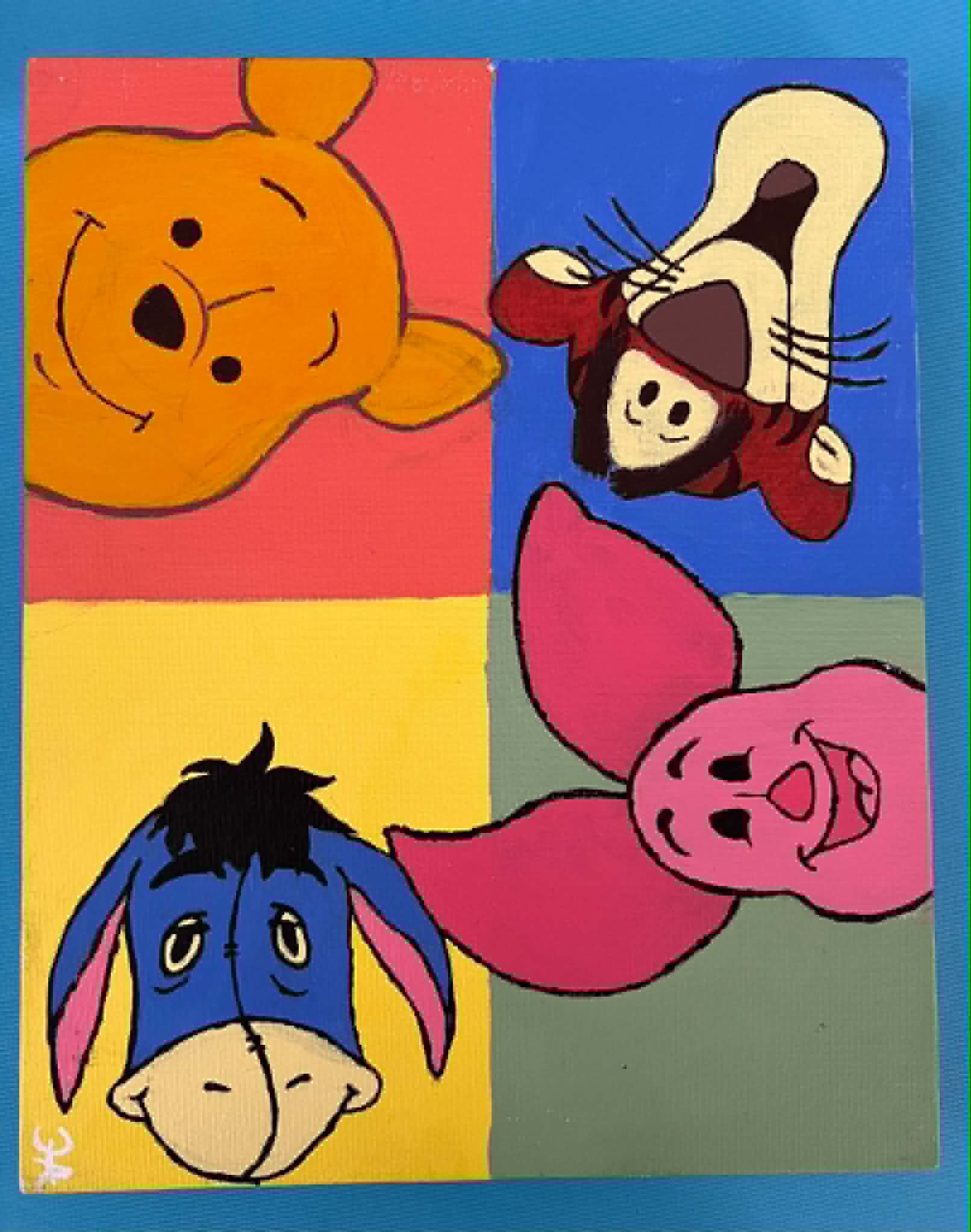 Bear and friends painting
