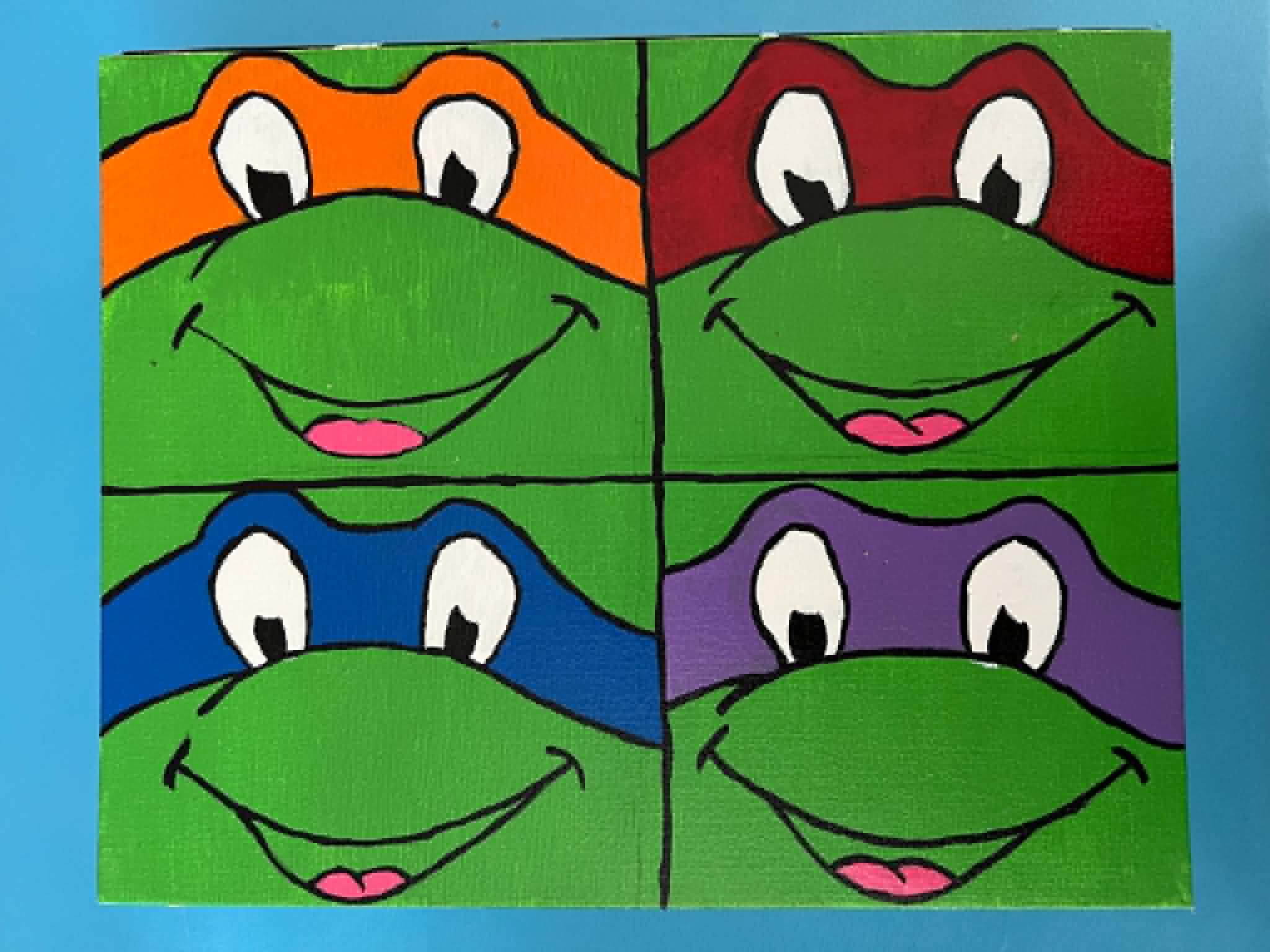 Turtle hero painting