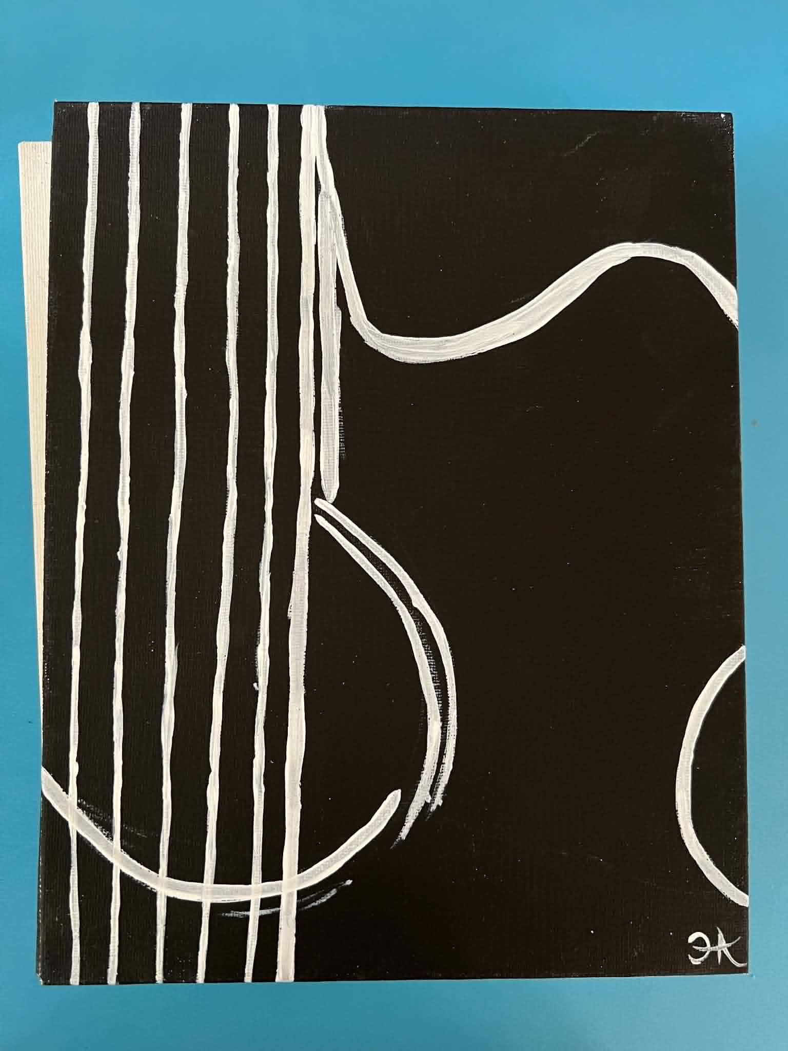 Guitar painting