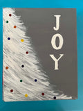 Christmas tree painting