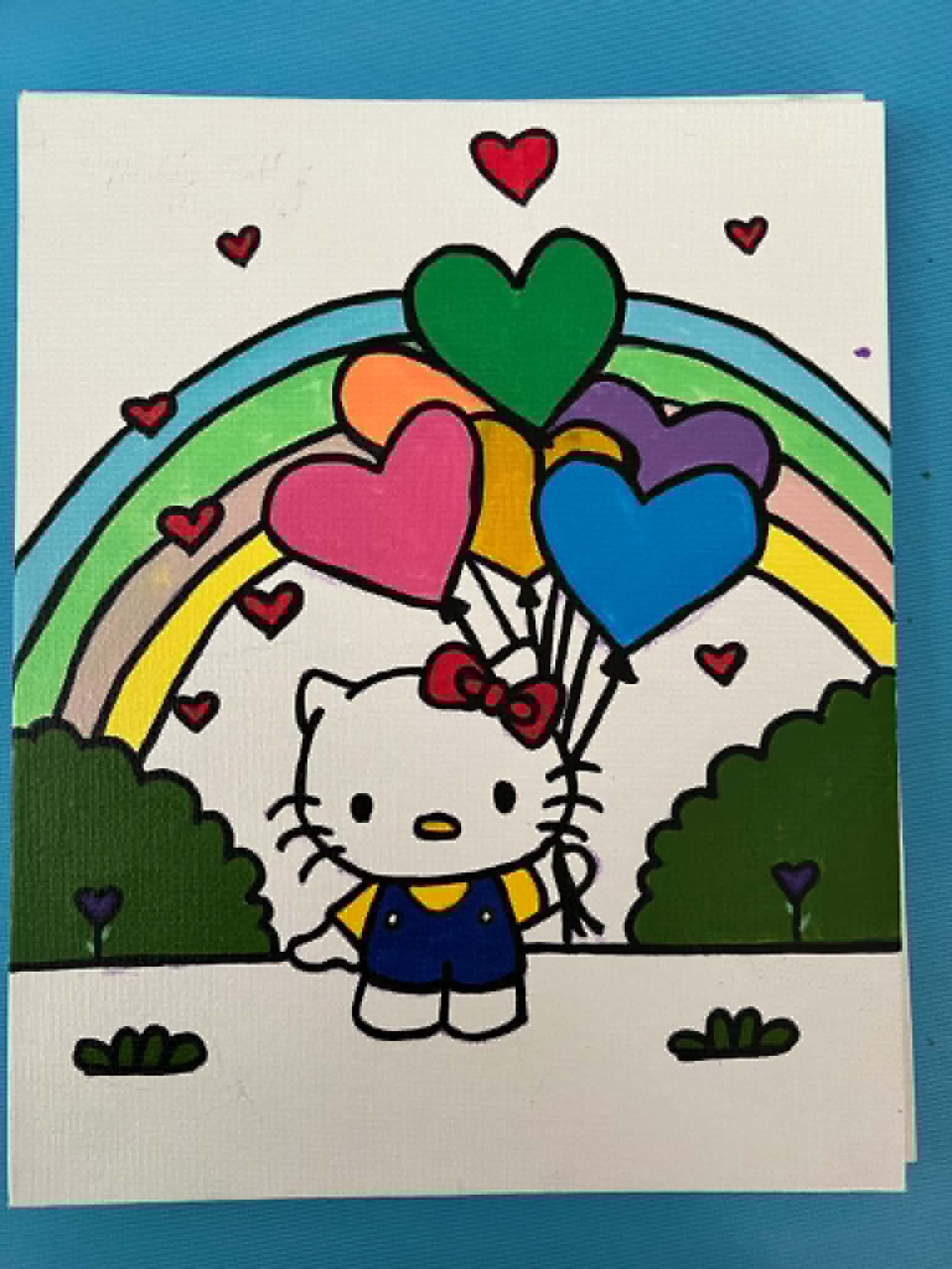 Kitty painting