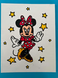 Girl mouse painting
